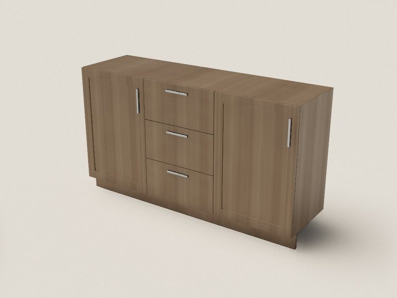 Aparador con marco 160 (modelo 3D)