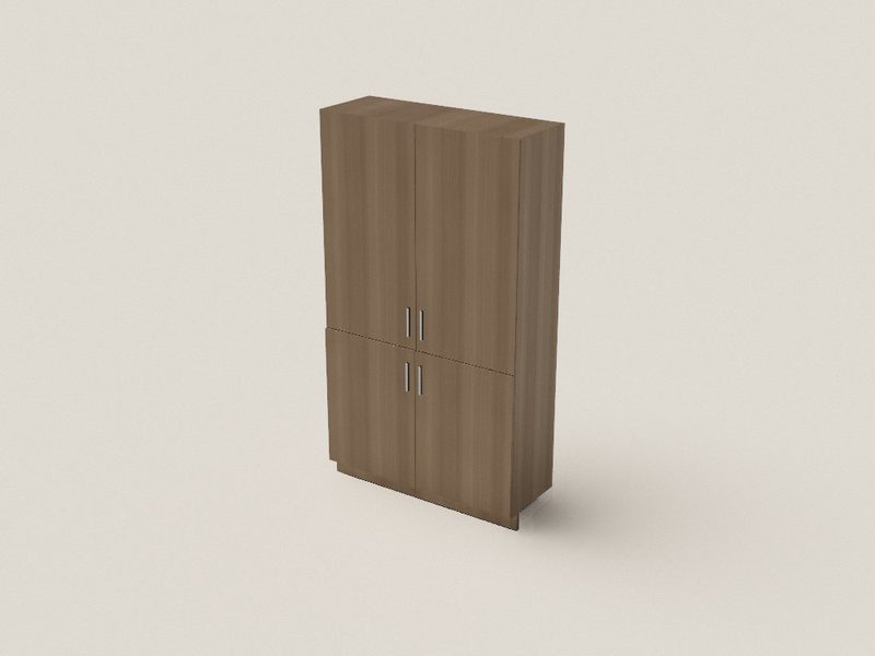 Vajillero con vidrio 120 (modelo 3D)